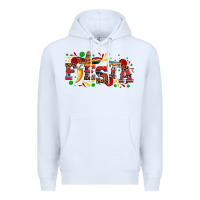 White fieasta with sombrero rose and pepper Premium Hoodie - Artiststas
