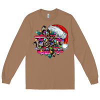 Toasted Coconut serape and leopard christmas Long Sleeve Tee - CowhideDigitalArt