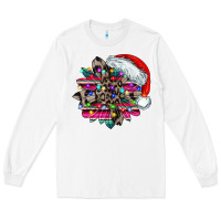 White serape and leopard christmas Long Sleeve Tee - CowhideDigitalArt