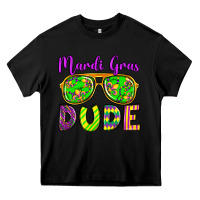 Black mardi gras dude olivia Heavy Core Tee - OliviaCreatesArt
