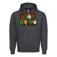 Smoke ho ho ho gnomes christmas Zipper Hoodie - RanaPortraitStore