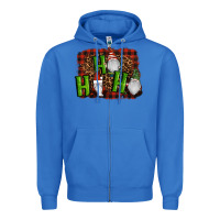 True Royal ho ho ho gnomes christmas Zipper Hoodie - RanaPortraitStore