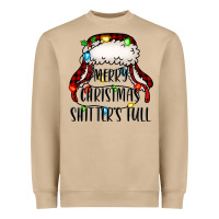 Mushroom merry christmas shitter's full,  christmas vacation Heavyweight Sweatshirt - Jasminsmagicworld