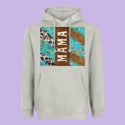 Western Mama Heavyweight Hoodie Designed By Jasminsmagicworld