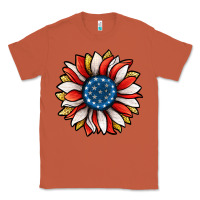 Copper Patriotic Sunflower Classic Tee - Jasminsmagicworld