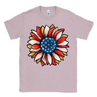 Lilac Patriotic Sunflower Classic Tee - Jasminsmagicworld