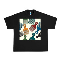 Black afro combs seamless patterns Urban Heavy Tee - BundleAndBundleShop