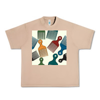 Burro afro combs seamless patterns Urban Heavy Tee - BundleAndBundleShop