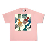 Salmon afro combs seamless patterns Urban Heavy Tee - BundleAndBundleShop