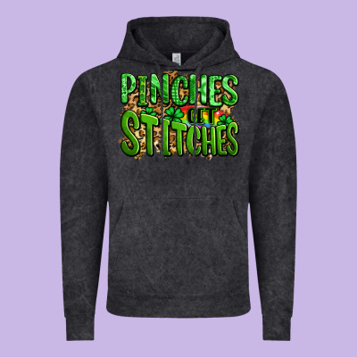 Pinches Get Stitches St Patricks Vintage Hoodie Designed By Lillyallendesigns