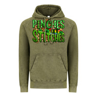 Vintage Olive pinches get stitches st patricks Vintage Hoodie - LillyAllenDesigns