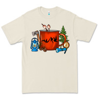 Bone Camper Coffee Cup Premium Tee - FaDigitalArtStudio