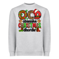 Heather Grey ocd obsessive christmas disorder Heavyweight Sweatshirt - Jasminsmagicworld