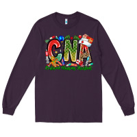Plum Christmas CNA Long Sleeve Tee - CowhideDigitalArt
