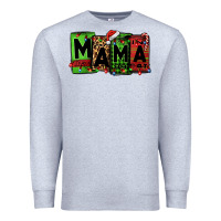 Heather Grey Christmas mama Premium Sweatshirt - Jasminsmagicworld