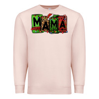 Pale Pink Christmas mama Premium Sweatshirt - Jasminsmagicworld