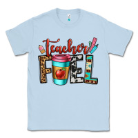 Dusty Blue teacher fuel Classic Tee - OliviaCreatesArt