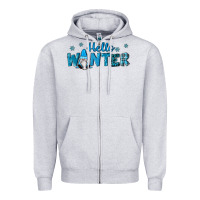 Hello Winter Gnomes Zipper Hoodie | Teevron