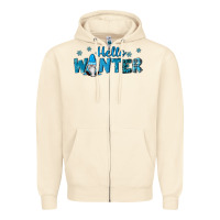 Sandshell hello winter gnomes Zipper Hoodie - RanaPortraitStore