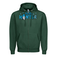 Sports Green hello winter gnomes Zipper Hoodie - RanaPortraitStore