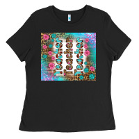 Teacher Gemstone And Pink Flower Tumbler Ladies Tee | Teevron