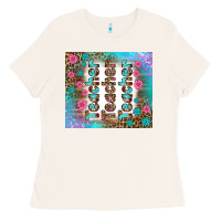 Bone teacher gemstone and pink flower tumbler Ladies Tee - BundleAndBundleShop