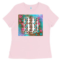Bubblegum Pink teacher gemstone and pink flower tumbler Ladies Tee - BundleAndBundleShop