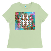 Matcha teacher gemstone and pink flower tumbler Ladies Tee - BundleAndBundleShop
