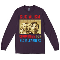 Plum socialism Long Sleeve Tee - DesigneFamous