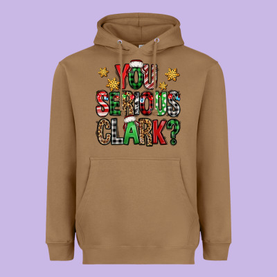 You Serious Clark Christmas Vacation Heavyweight Hoodie Designed By Jasminsmagicworld