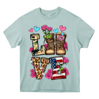 Arona love valentine's day army boots olivia Heavy Core Tee - OliviaCreatesArt