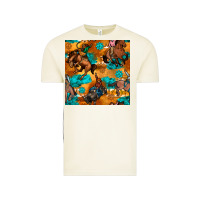 Vintage Arctic cowboy rodeo seamless pattern Vintage Tee - BundleAndBundleShop