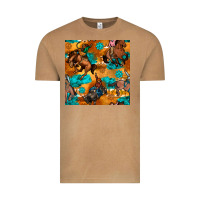 Vintage Camel cowboy rodeo seamless pattern Vintage Tee - BundleAndBundleShop