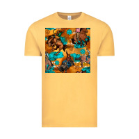 Vintage Mustard cowboy rodeo seamless pattern Vintage Tee - BundleAndBundleShop