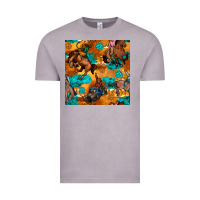 Vintage Zinc cowboy rodeo seamless pattern Vintage Tee - BundleAndBundleShop