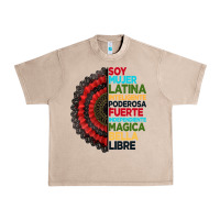 French Oak hispanic heritage month hand fan Urban Heavy Tee - BundleAndBundleShop