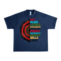 Navy hispanic heritage month hand fan Urban Heavy Tee - BundleAndBundleShop