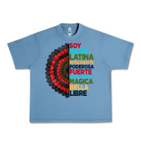 Pebble Blue hispanic heritage month hand fan Urban Heavy Tee - BundleAndBundleShop