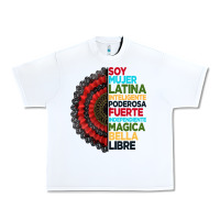 Hispanic Heritage Month Hand Fan Urban Heavy Tee | Teevron
