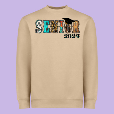 Western Senior 2024 Heavyweight Sweatshirt Designed By Ranaportraitstore