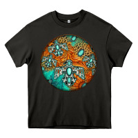 Western Pattern Circle Heavy Core Tee | Teevron
