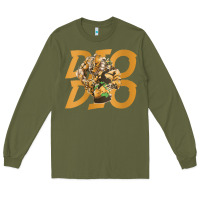 Army Green jojo bizarre Long Sleeve Tee - DesigneFamous