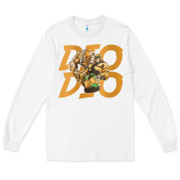White jojo bizarre Long Sleeve Tee - DesigneFamous