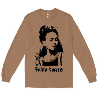 Toasted Coconut frida kahlo Long Sleeve Tee - DesigneFamous