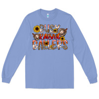 Colony Blue Busy Raising Ballers Long Sleeve Tee - CowhideDigitalArt