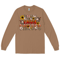Toasted Coconut Busy Raising Ballers Long Sleeve Tee - CowhideDigitalArt