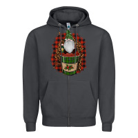 Smoke gnomes with coffee christmas Zipper Hoodie - RanaPortraitStore