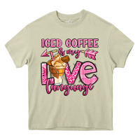 Mossy iced coffee is my love language Heavy Core Tee - OliviaCreatesArt
