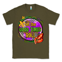 Army Green let the good times roll olivia Classic Tee - OliviaCreatesArt