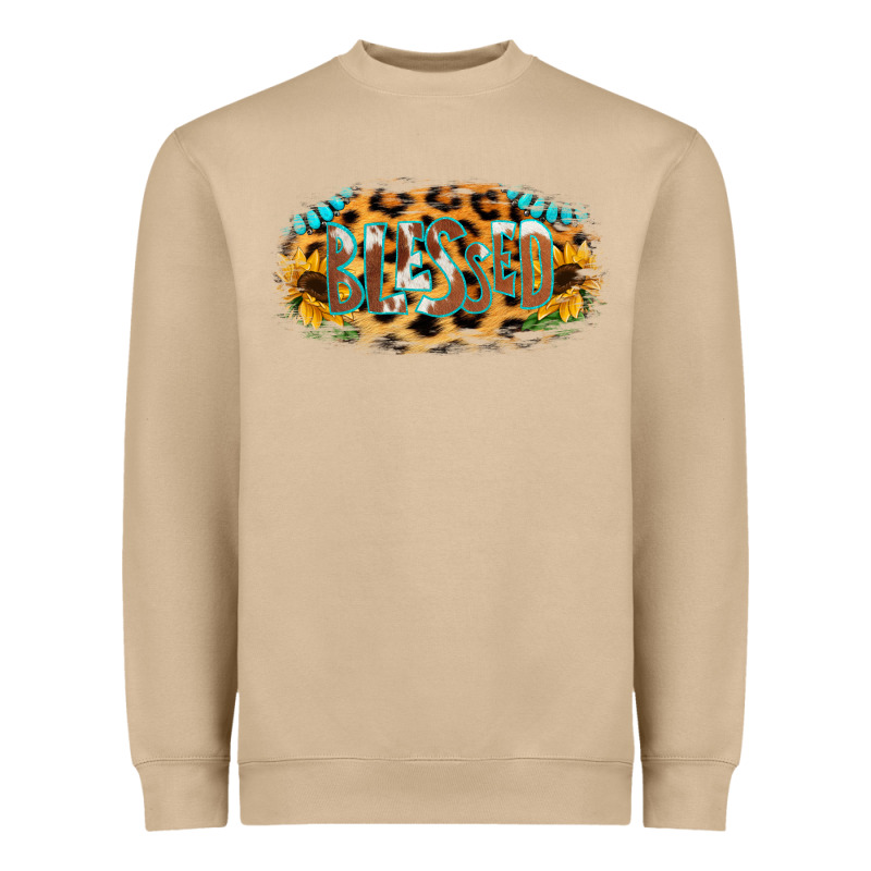 Blessed Sunflower Gemstone Heavyweight Sweatshirt by RanaPortraitStore | Teevron